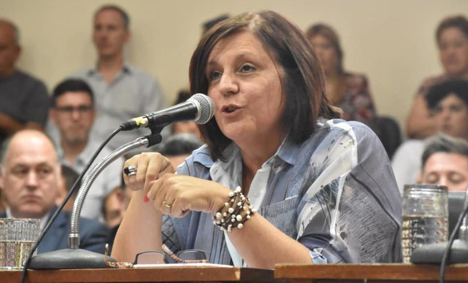 Gisela Ghigliani presidenta del bloque del Frente de Todxs