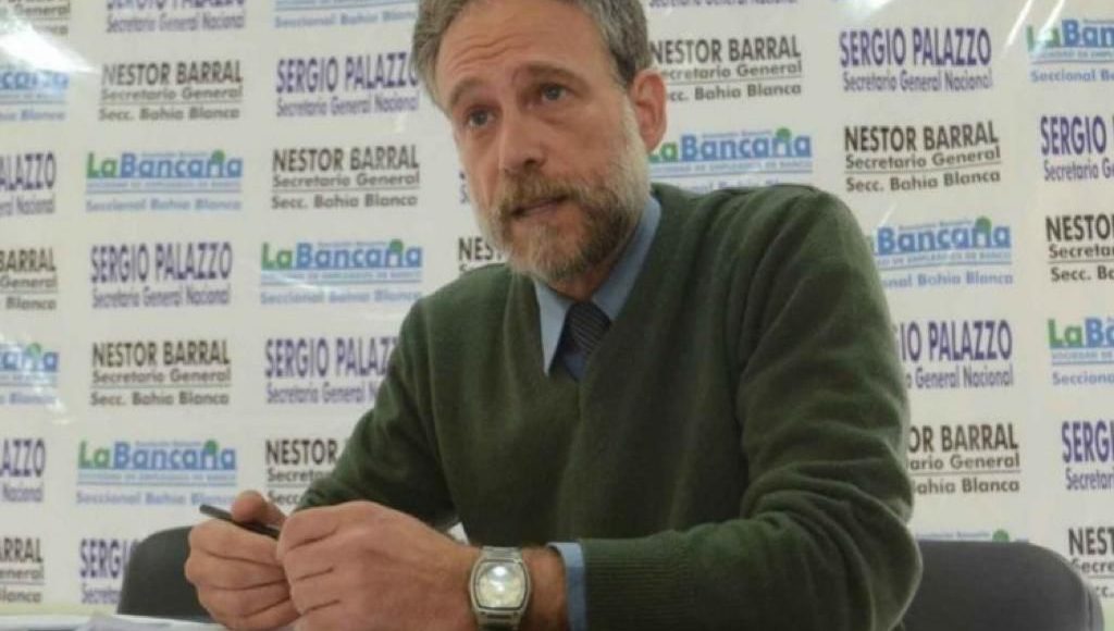 Fernando García, secretario general de la seccional local de La Bancaria