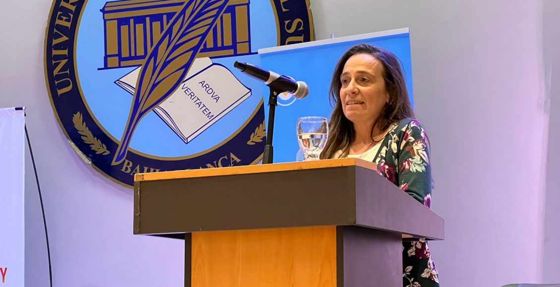 María Delia Álvarez, delegada del Ministerio de Desarrollo Social de Nación