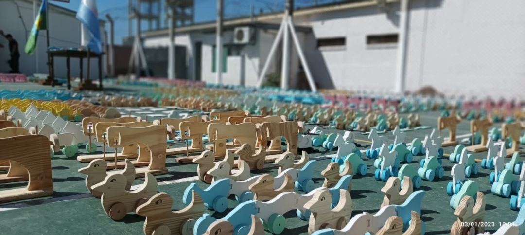 En la cárcel de Bahía hicieron 2.000 juguetes para los Reyes Magos