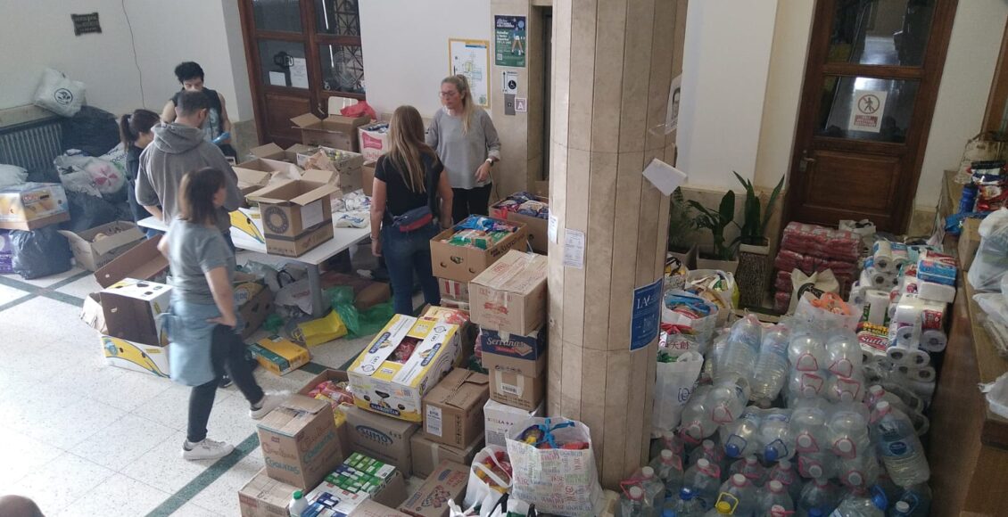 Lugares que reciben donaciones en Bahía Blanca tras el temporal