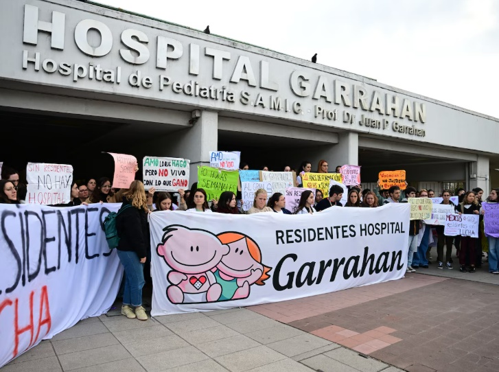 Gerardo Oroz, delegado de ATE en el Hospital Garrahan