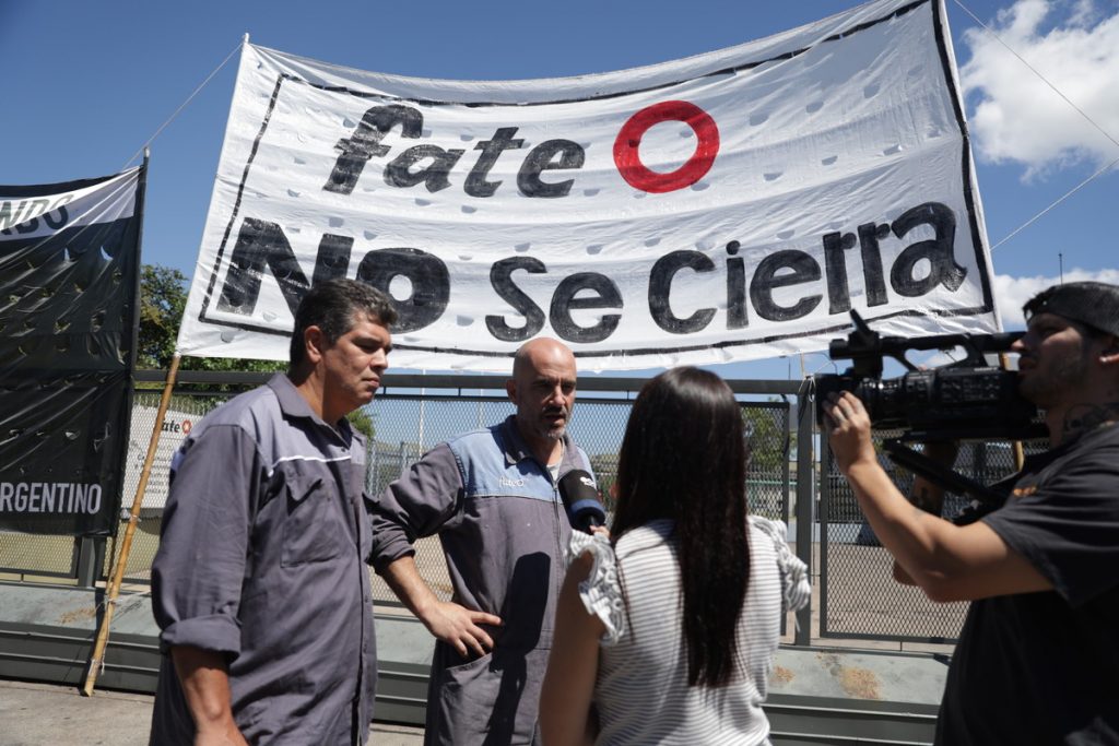Victor Ottoboni, trabajador despedido de FATE